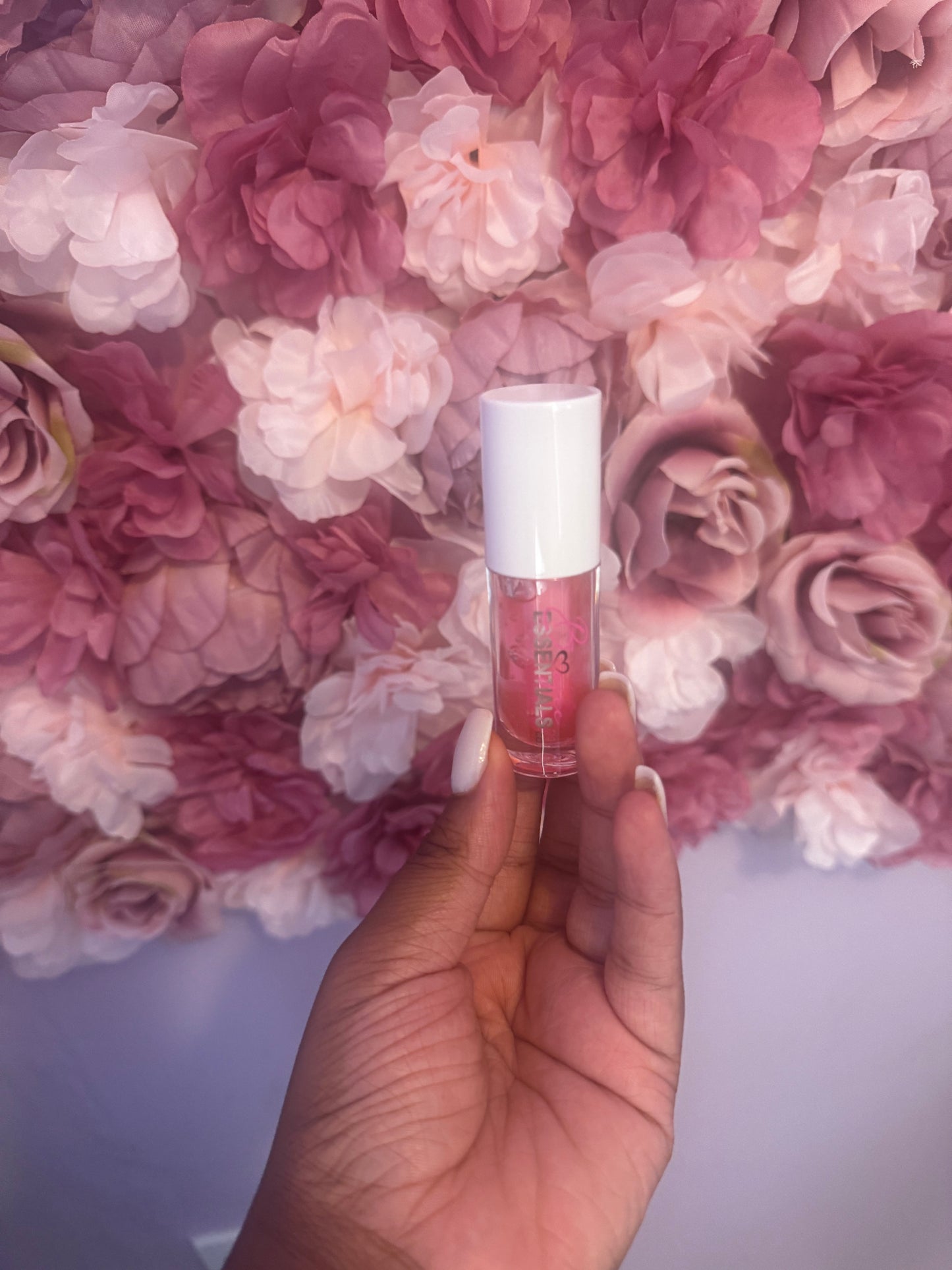 Raspberry color change lip oil